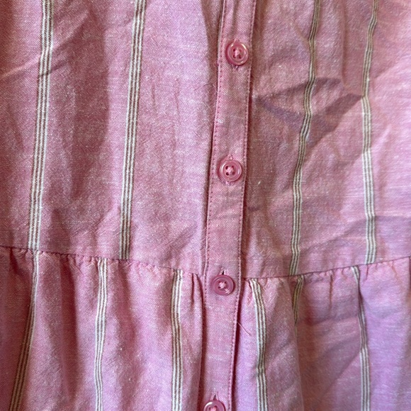 Pink Button-Up Dress - Picture 3 of 3
